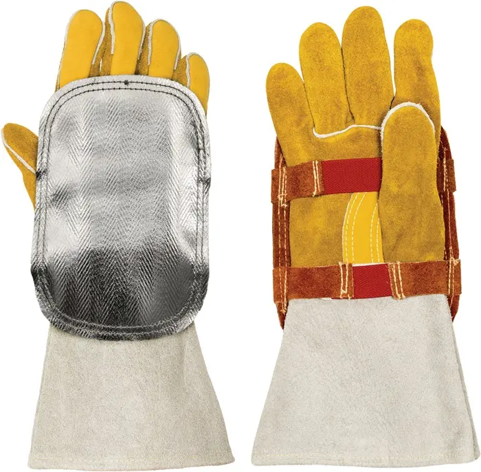 Produktfoto 1 von Handschutz Rindspaltleder m.Glasfaser