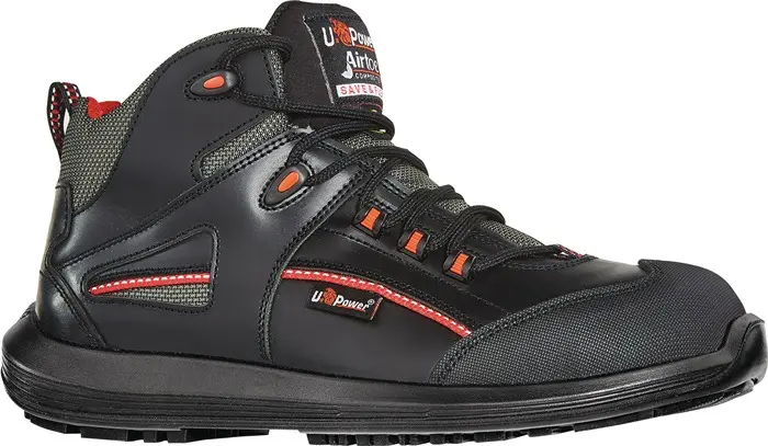 Produktfoto 1 von Sicherheitsstiefel Teak Gr.41 W.11 schwarz/rot S3S FO SR ESD EN ISO 20345:2022