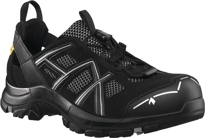 Produktfoto 1 von Sicherheitsschuh BE Safety 61.1 Gr.10 (45) W.medium schwarz/silber S1P HRO