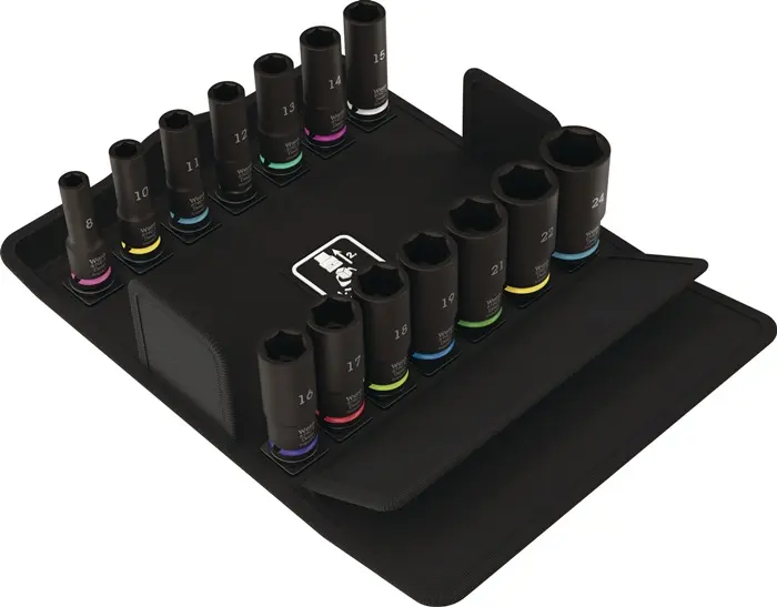 Produktfoto 1 von Steckschlüsselsatz 8790 B Impaktor Deep Set 1 14-tlg.3/8 Zoll WERA