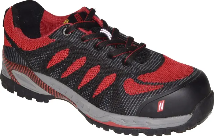 Produktfoto 1 von Sicherheitsschuh PRO STEP Gr.43 W.11 schwarz/rot S1P SRC EN 20345,EN 61340-4-3
