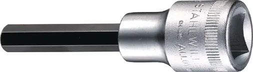 Produktfoto 1 von Steckschlüsseleinsatz 1054/10 1/2 Zoll 6 kant SW 10mm L.140mm STAHLWILLE
