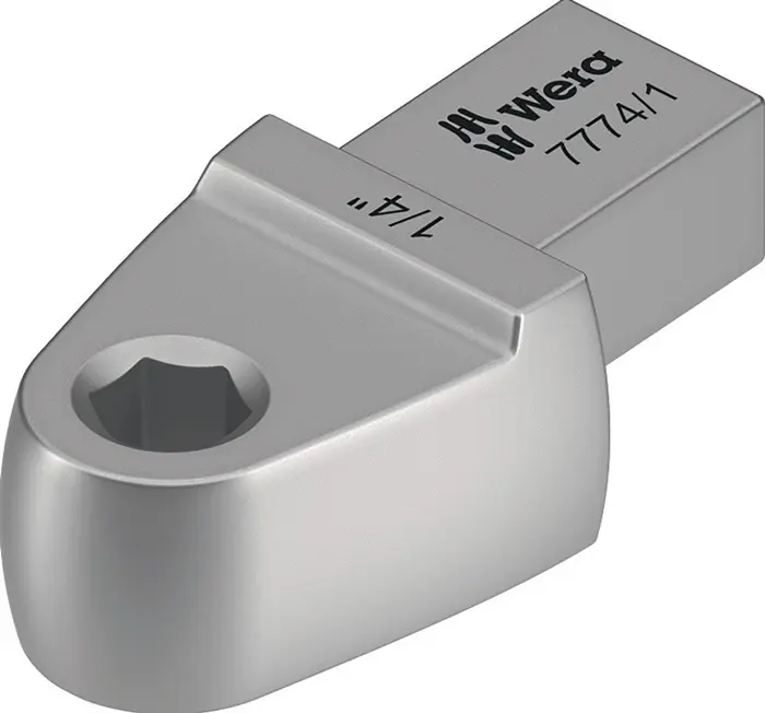 Produktfoto 1 von Einsteckbitadapter 7774/1 1/4 Zoll 9x12mm CV-Stahl WERA