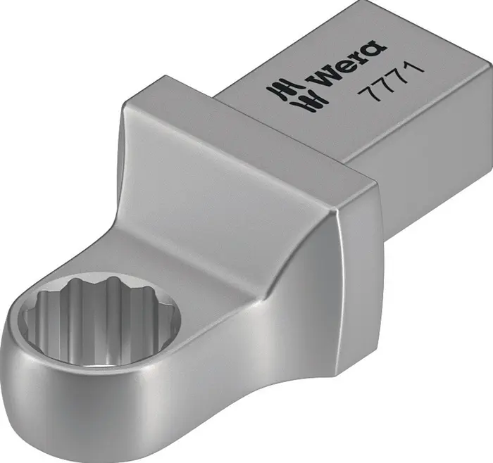 Produktfoto 1 von Einsteckringschlüssel 7771 SW 13mm 9x12mm CV-Stahl WERA