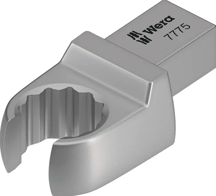 Produktfoto 1 von Einsteckringschlüssel 7775 SW 17mm 9x12mm CV-Stahl WERA