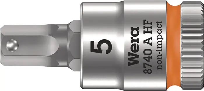 Produktfoto 1 von Steckschlüsseleinsatz 8740 A HF 1/4 Zoll SW 5mm L.28mm WERA