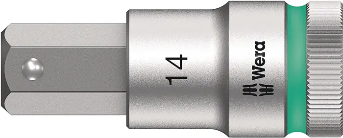 Produktfoto 1 von Steckschlüsseleinsatz 8740 C HF 1/2 Zoll SW 14mm L.60mm WERA
