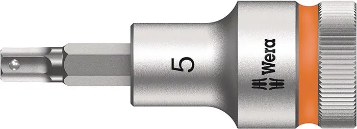 Produktfoto 1 von Steckschlüsseleinsatz 8740 C HF 1/2 Zoll SW 5mm L.60mm WERA
