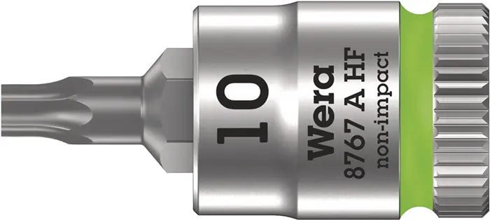 Produktfoto 1 von Steckschlüsseleinsatz 8767 A HF TORX® 1/4 Zoll T10 L.28mm WERA