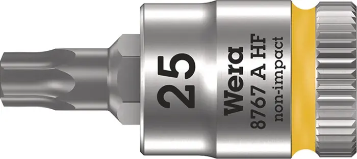 Produktfoto 1 von Steckschlüsseleinsatz 8767 A HF TORX® 1/4 Zoll T25 L.28mm WERA