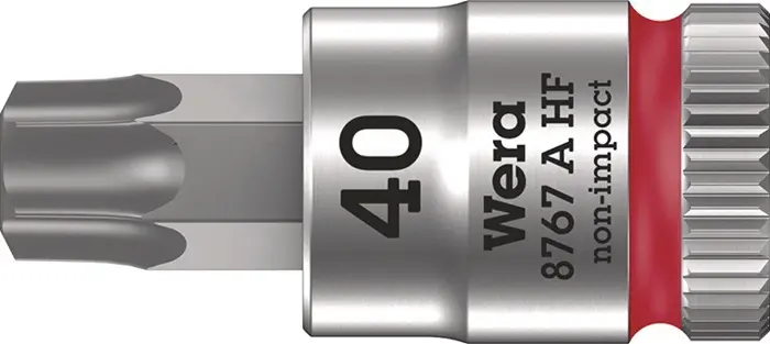 Produktfoto 1 von Steckschlüsseleinsatz 8767 A HF TORX® 1/4 Zoll T40 L.28mm WERA