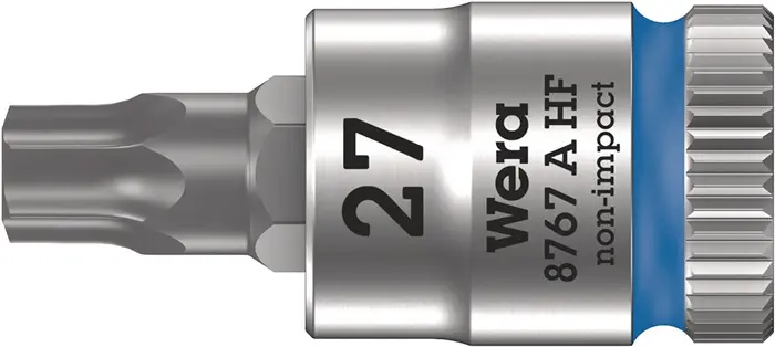 Produktfoto 1 von Steckschlüsseleinsatz 8767 A HF TORX® 1/4 Zoll T27 L.28mm WERA