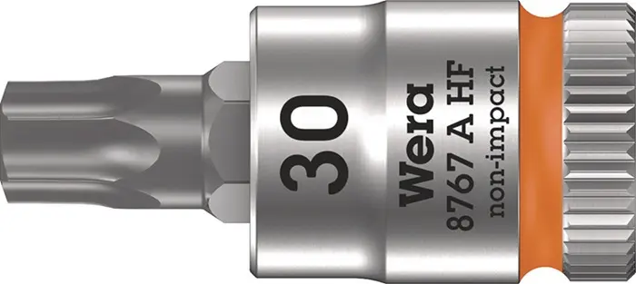 Produktfoto 1 von Steckschlüsseleinsatz 8767 A HF TORX® 1/4 Zoll T30 L.28mm WERA