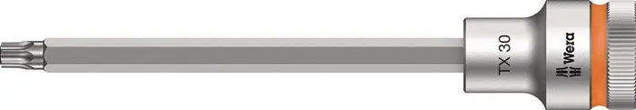 Produktfoto 1 von Steckschlüsseleinsatz 8767 C HF TORX® 1/2 Zoll T30 L.140mm WERA