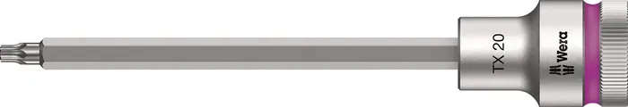 Produktfoto 1 von Steckschlüsseleinsatz 8767 C HF TORX® 1/2 Zoll T20 L.140mm WERA