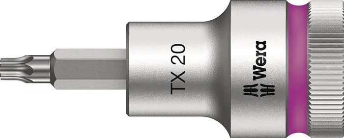 Produktfoto 1 von Steckschlüsseleinsatz 8767 C HF TORX® 1/2 Zoll T20 L.60mm WERA