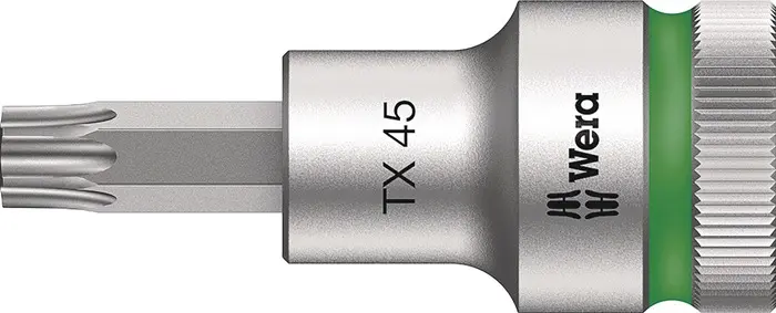 Produktfoto 1 von Steckschlüsseleinsatz 8767 C HF TORX® 1/2 Zoll T45 L.60mm WERA