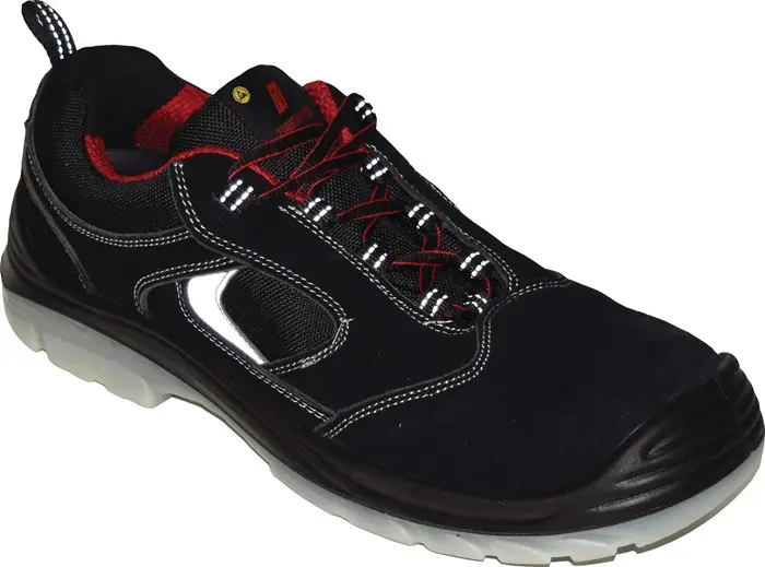 Sicherheitsschuh EASY STEP Gr.41 W.11 schwarz S1P SRC EN20345 Leder NITRAS