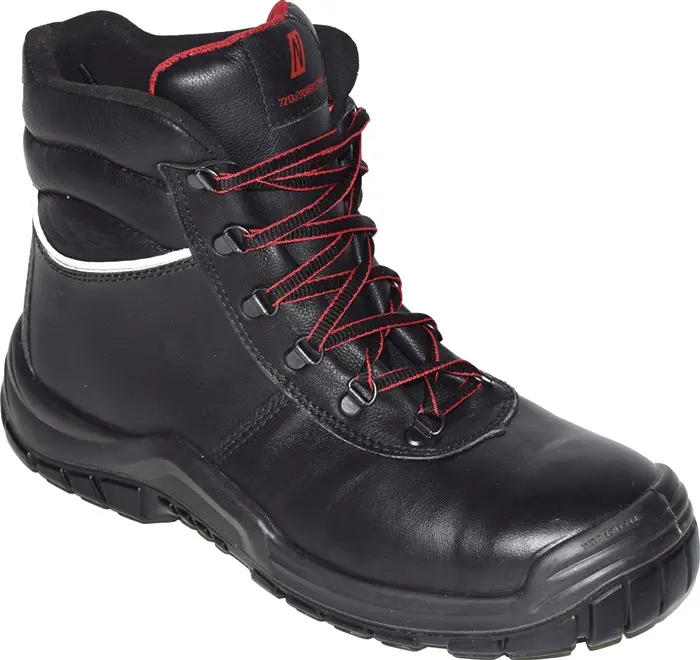 Sicherheitsstiefel POWER STEP MID+ Gr.45 schwarz S3 HRO SRC EN20345 Volleder