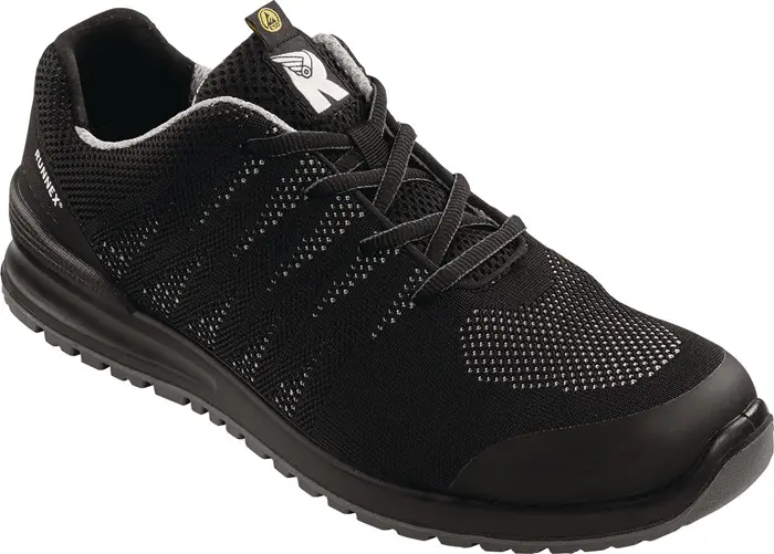 Produktfoto 1 von Sicherheitshalbschuh SportStar 5108 Gr.42 schwarz/grau S1P SRC ESD PES RUNNEX