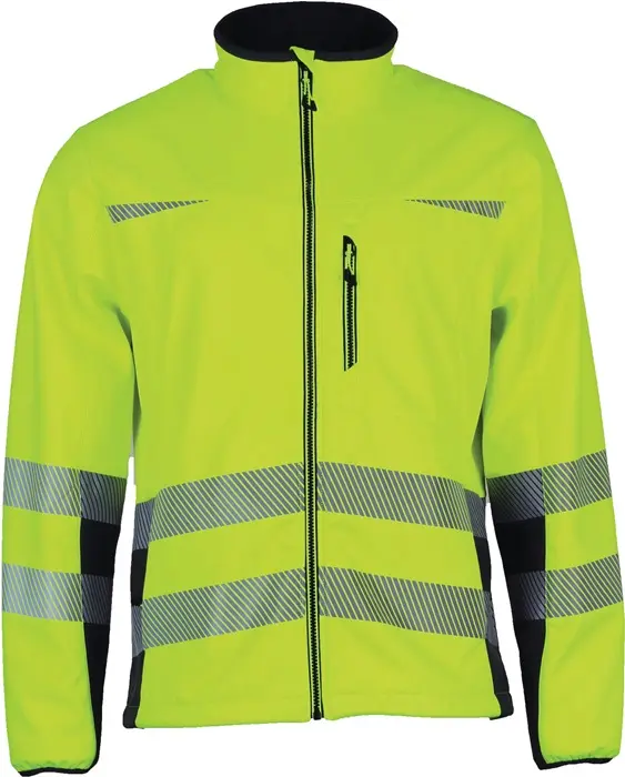 Produktfoto 1 von Warnschutz-Softshelljacke Prevent® Trendline Gr.XXL gelb/schwarz
