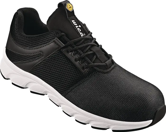 Produktfoto 1 von Sicherheitsschuh Lanzo Gr.40 W.10,5 schwarz S1P SRA ESD EN20345 Textil WICA