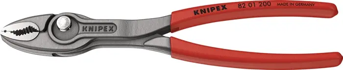 Produktfoto 1 von Frontgreifzange TwinGrip L.200mm pol.Ku.-Überzug schwarz atram.KNIPEX