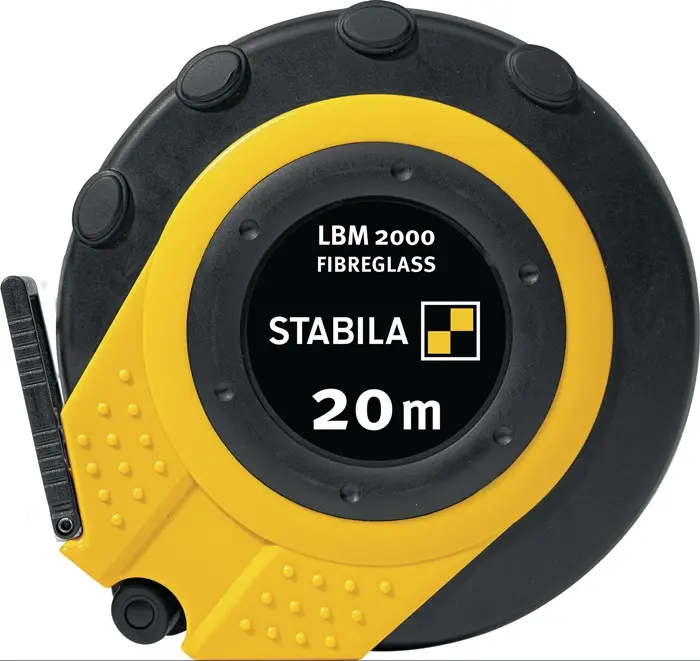 Produktfoto 1 von Kapselbandmaß LBM 2000 FIBREGLASS L.20m Band-B.13mm cm EG III Glasfaserband