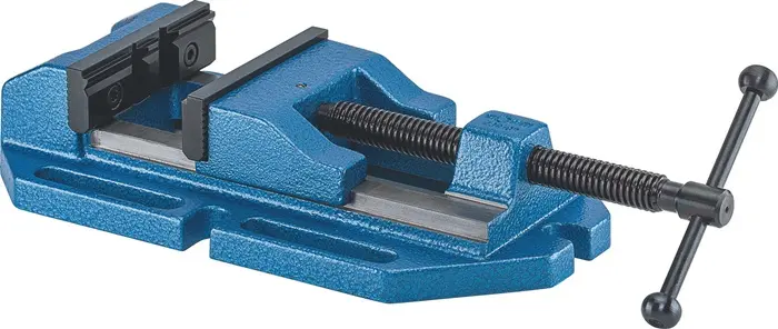 Produktfoto 1 von Bohrmaschinenschraubstock BOF Backen-B.135mm niedrig,stabil,m.Gewindespindel