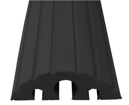 Produktfoto 1 von Schlauch- u.Kabelbrücke L1200xB210xH65mm Vollgummi schwarz