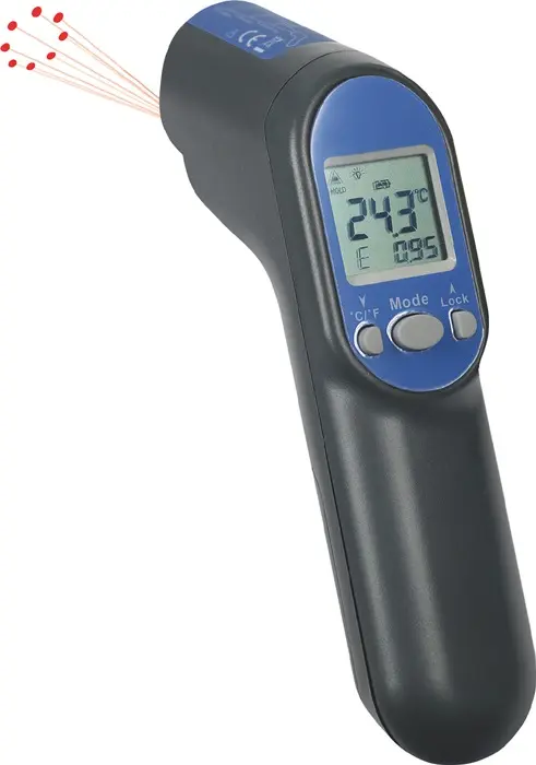 Produktfoto 1 von Infrarotthermometer -33 bis+500GradC 2xTyp AAA TFA