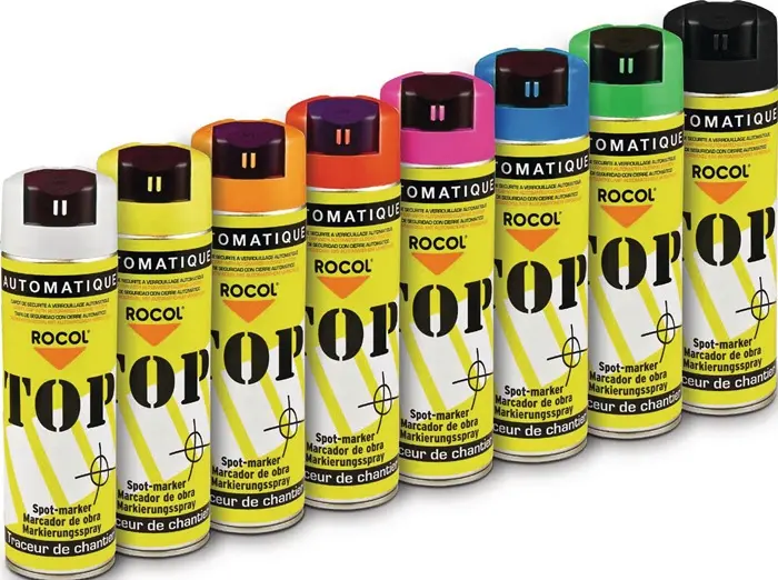 Produktfoto 1 von Handmarkierspray TOP weiß 500ml Spraydose ROCOL