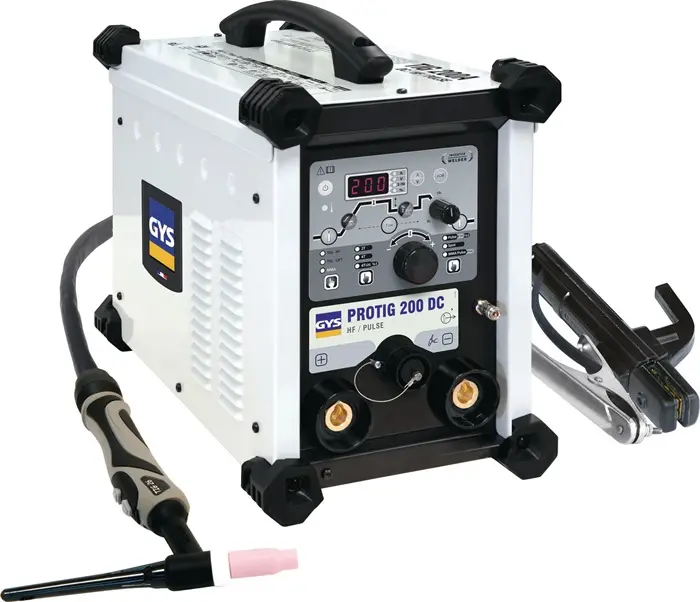 Produktfoto 1 von TIG-Schweißanlage PROTIG 200 DC HF m.Zub.5-200 A gasg.GYS