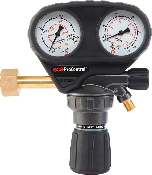 Produktfoto 1 von Flaschendruckminderer ProControl Argon/CO₂ 200bar 1-stufig 30l/min GCE
