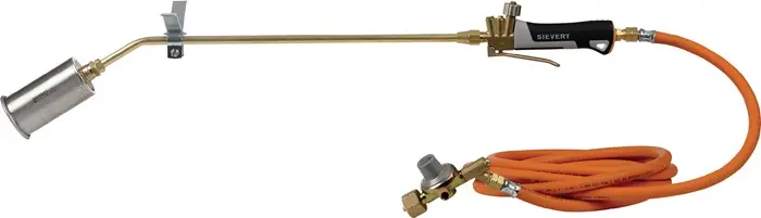 Produktfoto 1 von Propananwärmbrennerset Pro 88 HBS 3460-60/850mm m.Druckminderer man. Zündung 5m
