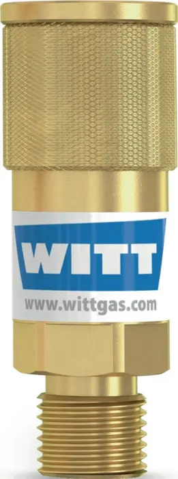 Produktfoto 1 von Schlauchkupplung SK 100-1,SK 100-2 Sauerstoff G 1/4Zoll RH AGS Körper WITT