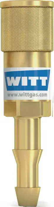 Produktfoto 1 von Schlauchkupplung SK 100-1,SK 100-2 Sauerstoff 6,3mm Körper WITT