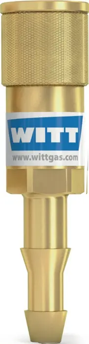 Produktfoto 1 von Schlauchkupplung SK 100-1,SK 100-2 Brenngas 9mm Körper WITT