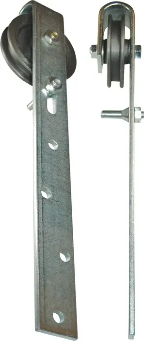 Schiebetorrolle m.Bügel 140mm STA verz.130kg 14/17mm HBS-BETZ