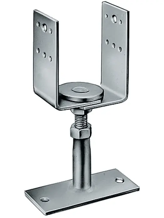 Produktfoto 1 von Stützenfuß PVDB 70x160x8mm STA st.verz.z.Schr.SIMPSON STRONG TIE