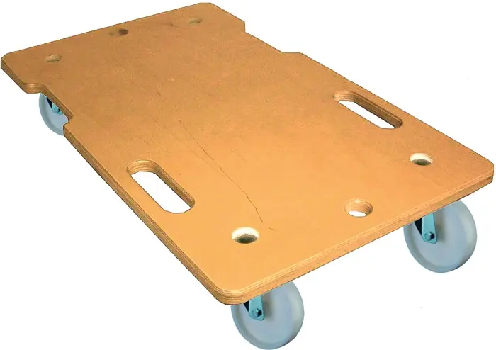 Produktfoto 1 von Transportroller D.75mm 150kg L600mm B350mm Ku.HO m.Griffmulde BS ROLLEN