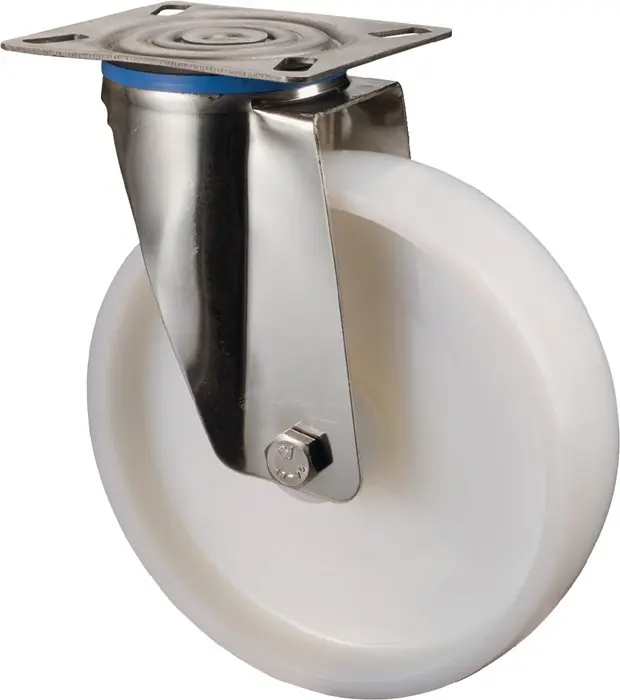 Produktfoto 1 von Lenkrolle D.100mm Trgf.130kg Ku.Platte L95xB80mm BS ROLLEN