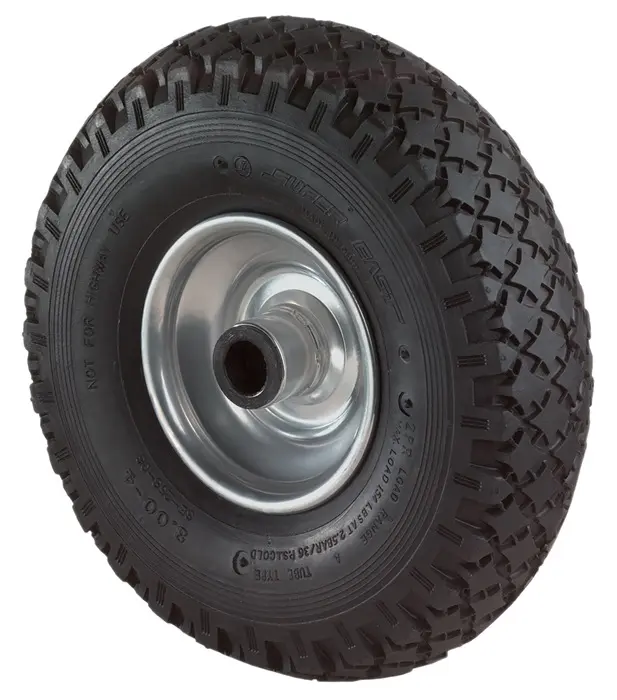 Produktfoto 1 von Luftrad D.260mm Trgf.130kg Ersatzrad Stollenprofil Rollenlager BS ROLLEN