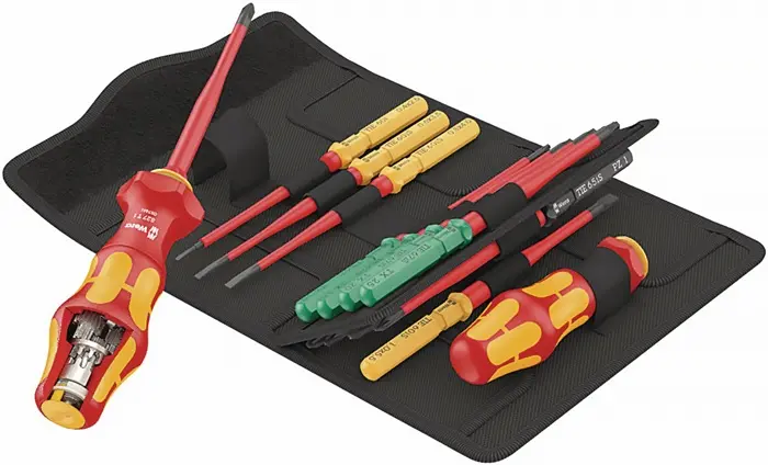 Produktfoto 1 von Schraubendrehersatz 16-tlg.Kompakt Turbo i Imperial Tool Finder WERA