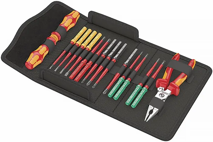 Produktfoto 1 von Schraubendrehersatz 17-tlg.ext.slim 1 Tool Finder WERA
