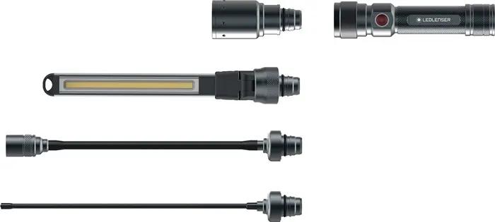 Produktfoto 1 von Arbeitsleuchten-Set Workers Friend 250-500 lm Li-Ion 130m schwarz LEDLENSER