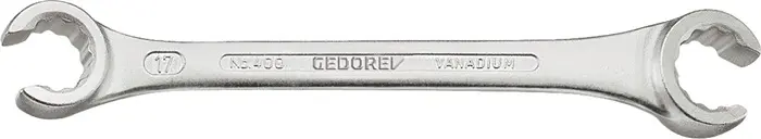Produktfoto 1 von Doppelringschlüssel 400 14x17mm 195mm offen,m.Doppel-6kant GEDORE