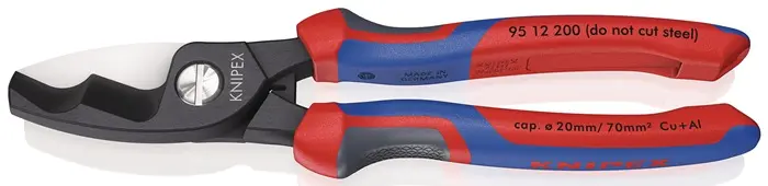 Produktfoto 1 von Kabelschere L.200mm Comfort-Griff KNIPEX