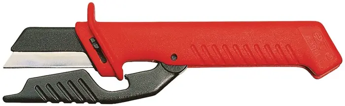Produktfoto 1 von Kabelmesser L.185mm Klingen-L.50mm m.Schutzkappe VDE KNIPEX