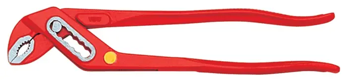 Produktfoto 1 von Wasserpumpenzange L.240mm Spann-W.30mm pol.rot kordiert VBW